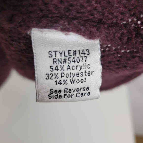 Cabi Red Sweater Tunic Mini Short Sleeves Crewneck Dress Size XL - Picture 6 of 7